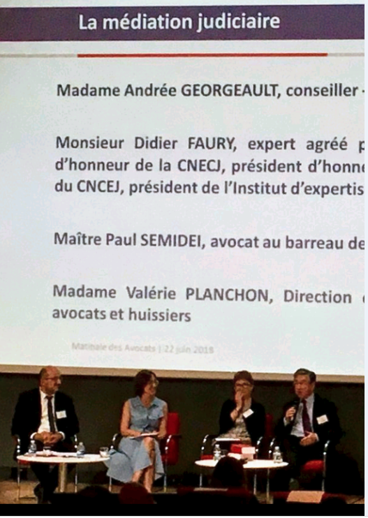 Me Paul Semeidi lors de la table ronde