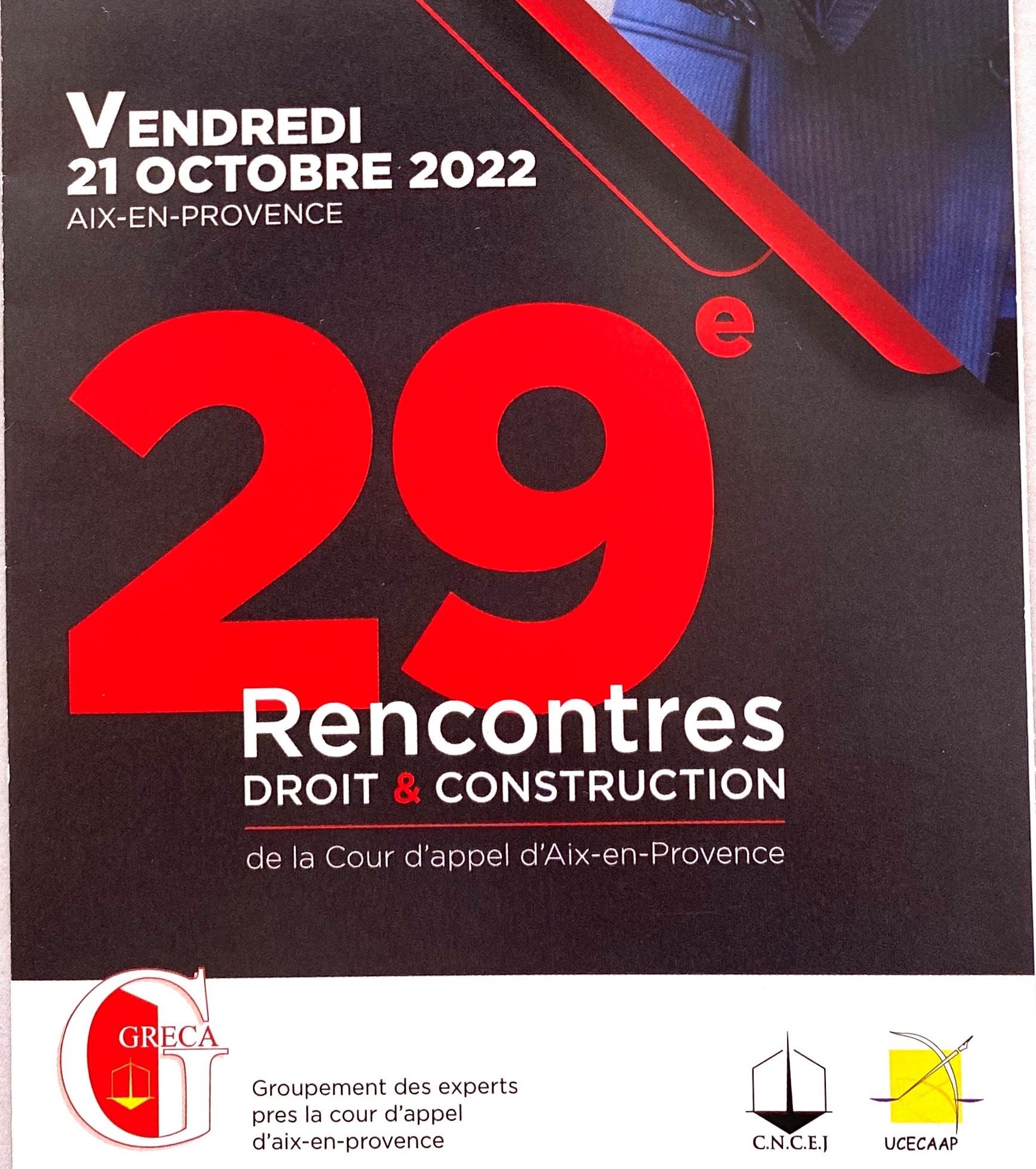 Rencontres droit et construction
